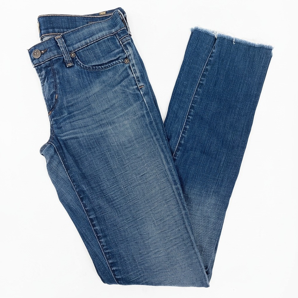 Citizens Of Humanity Dark Wash Low Rise Straight Leg Jeans | Womens 27